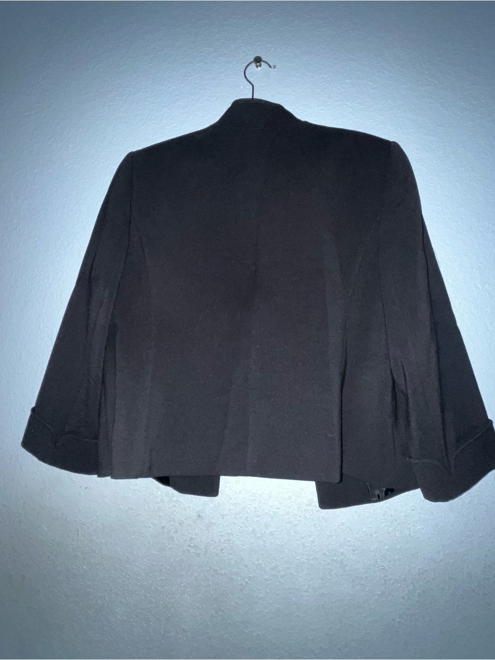 Alex Marie Black Military-Style Wool Blend Blazer - Picture 2 of 2